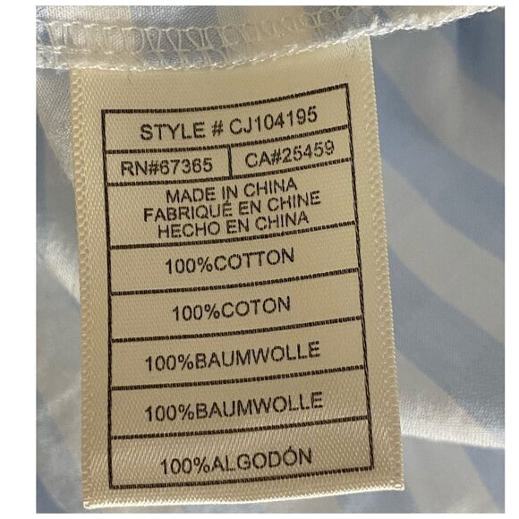 Cupcakes and Cashmere Sunnie Tie Hem 100% Cotton Gingham Shirt Women's Size M - Picture 8 of 10